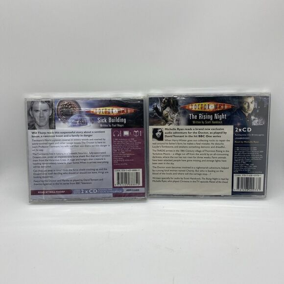 NIP Doctor Who The Rising Night & Sick Building BBC Audio CD New - Picture 2 of 6